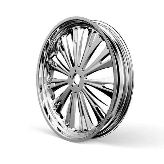 USOHAWLK 21x3.5In Front Rear Wheels Rims (Chrome-21x3.5 IN-Glide)