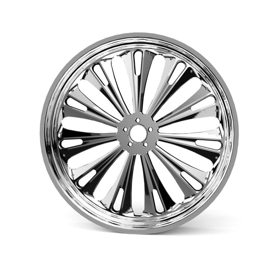 USOHAWLK 21x3.5In Front Rear Wheels Rims (Chrome-21x3.5 IN-Glide)