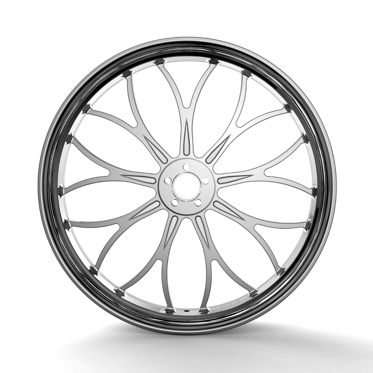 USOHAWLK 21x3.5In Front Rear Wheels Rims (Chrome-21x3.5 IN-Glide)