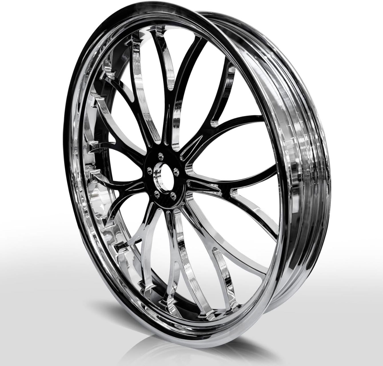 USOHAWLK 21x3.5In Front Rear Wheels Rims (Chrome-21x3.5 IN-Glide)