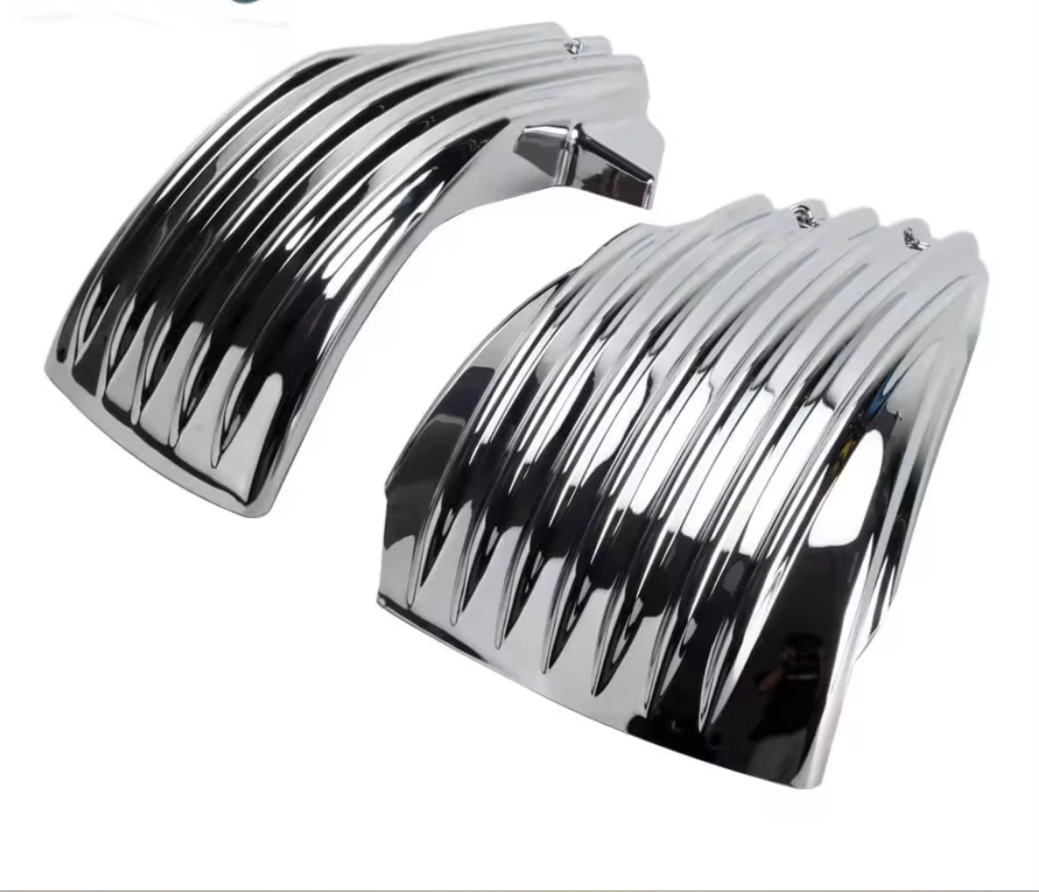 New Motorcycle Striped Style Battery Side Fairing Covers For Harley Softail M8 Street Bob Low Rider S ST 2018-2022