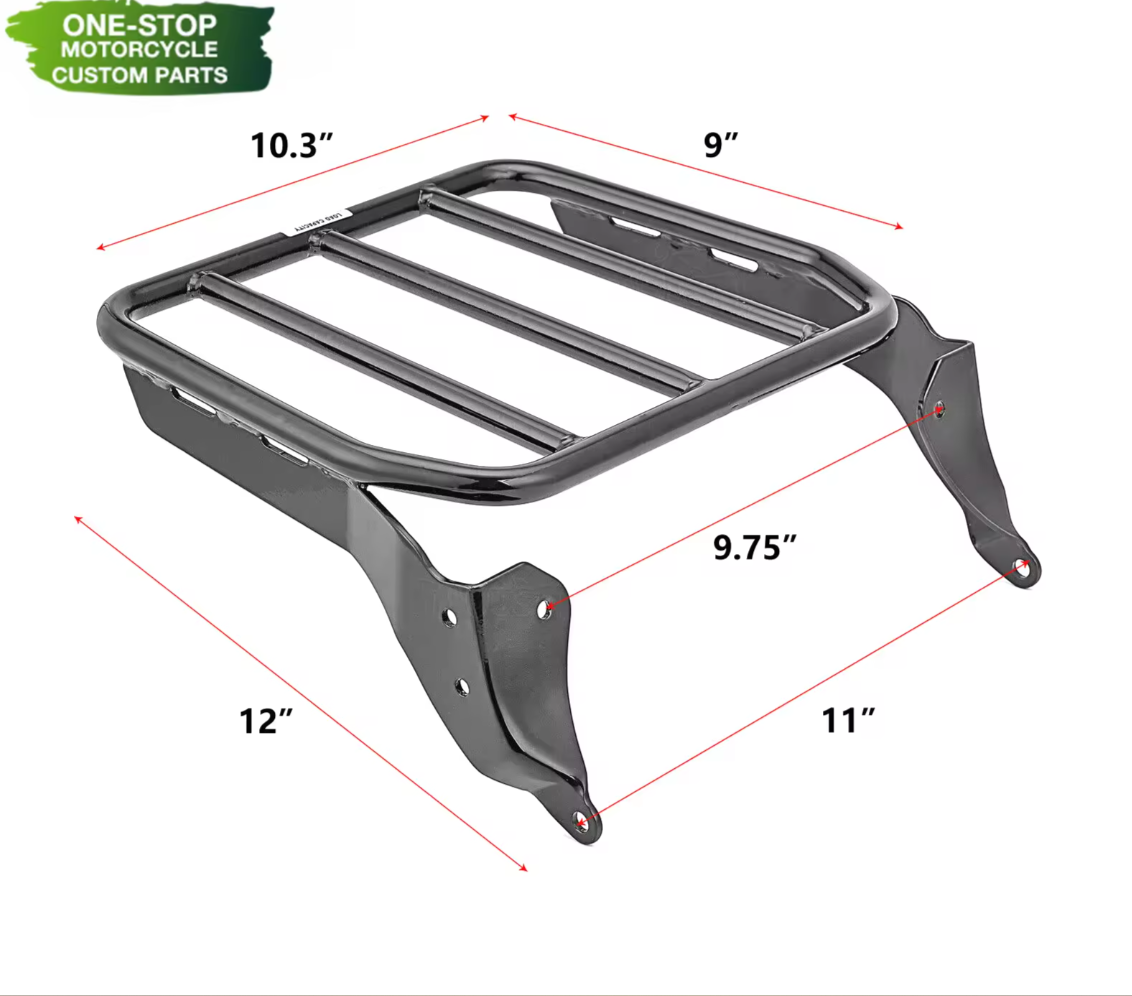 NEW ARRIVAL Accessories Motorcycle Rear Luggage Rack 2-up For Harley Sport Glide FLSB Low Rider S FXLRS 2021 2022 2023