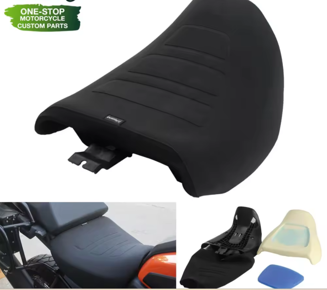 Motorcycle Adjustable Height Front Low Driver Leather Seat Cushion For Harley Pan America 1250 RA1250 RA1250 S RA1250S 2021-2023