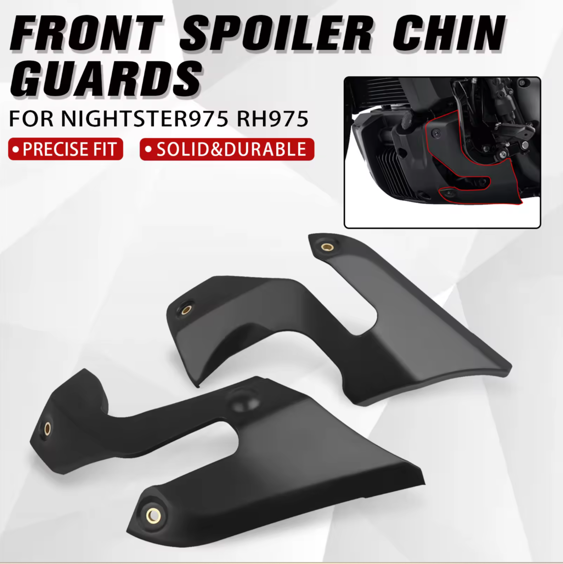 Motorcycle Front Chin Fender Guard Bottom Spoiler Air Dam Fairing Cover Protector For Nightster 975 RH975 2022 2023