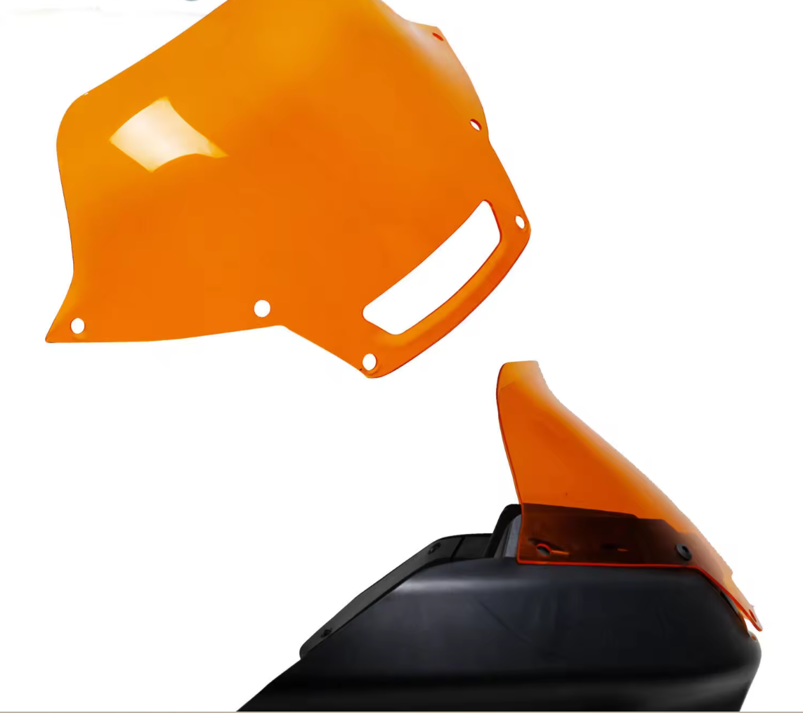 NEW ARRIVAL Low Rider ST Motorcycle Orange Transparent Windshield for Harley Low Rider ST FXRST FXLRST 2022-2023