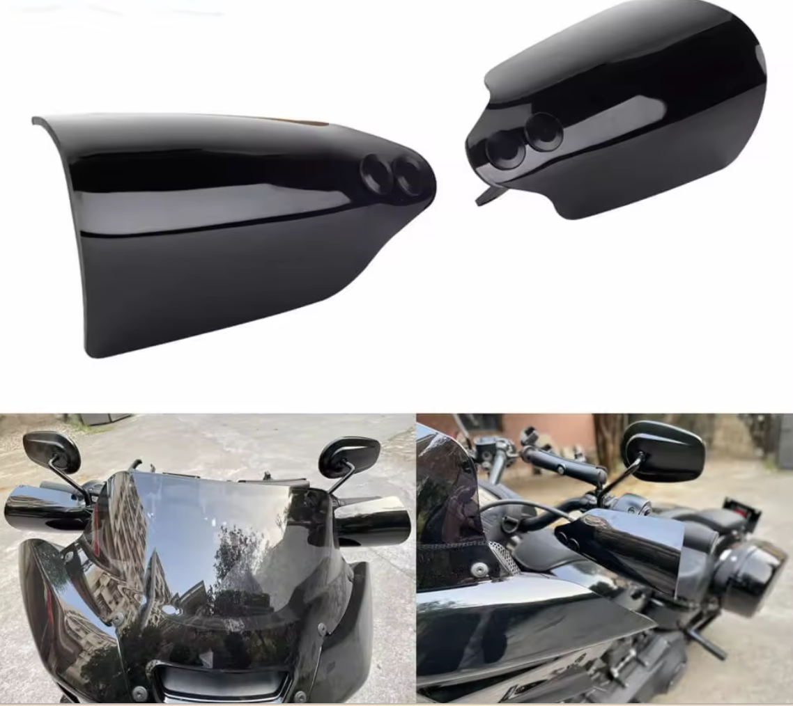 Club Style Motorcycle Hand Guards Handguards w/ Mounting Hardware For Harley Softail Low Rider ST 117 FXLRST 2018-2023