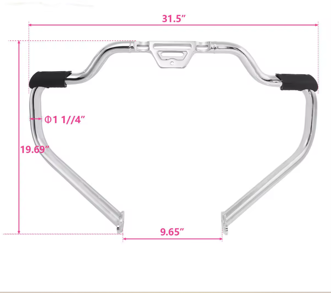 NEW ARRIVAL Low Rider S Motorcycle Engine Guard Crash Bar For Harley Softail Breakout Low Rider S ST 2018-2023