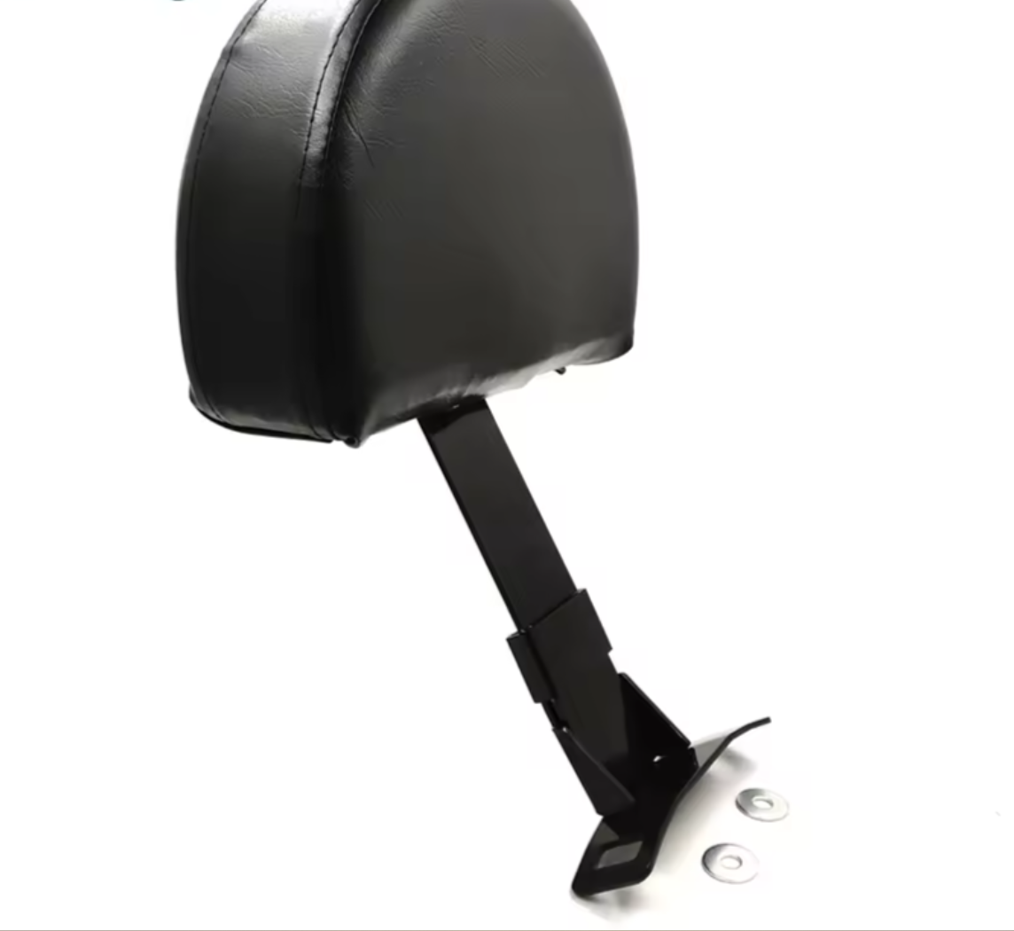 RP7770-1031B Adjustable Motorcycle Driver Backrest A Slot For Harley Touring Street Glide 1997-2023