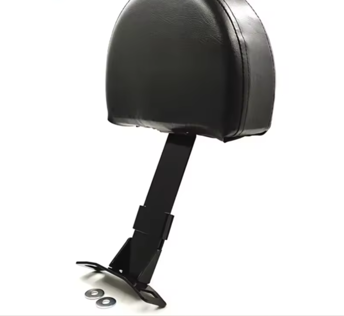 RP7770-1031B Adjustable Motorcycle Driver Backrest A Slot For Harley Touring Street Glide 1997-2023