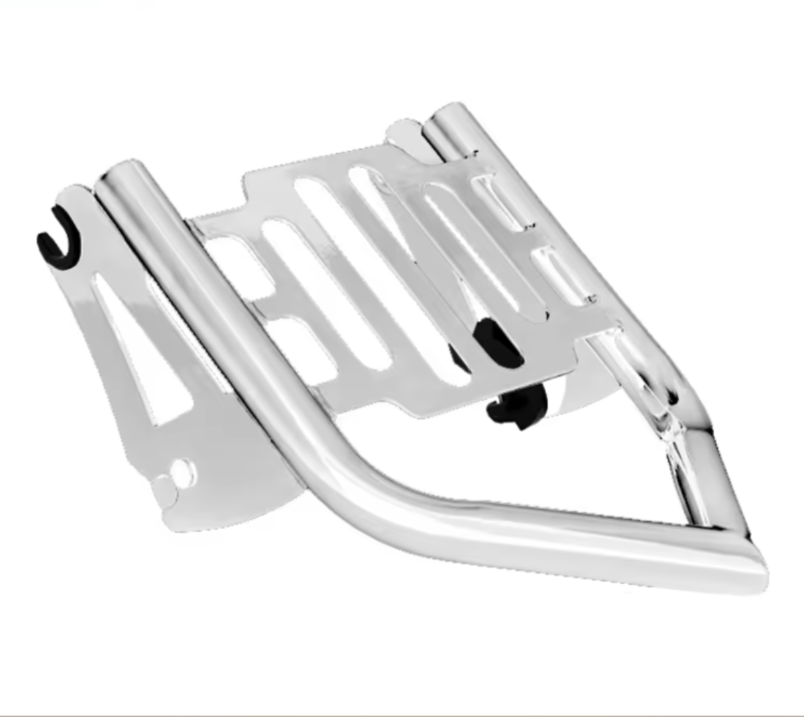 RP5520-3028C Chrome Sharp Motorcycle Detachable Luggage Rack for Harley Touring Road King Electra Street Glide 2009-2023