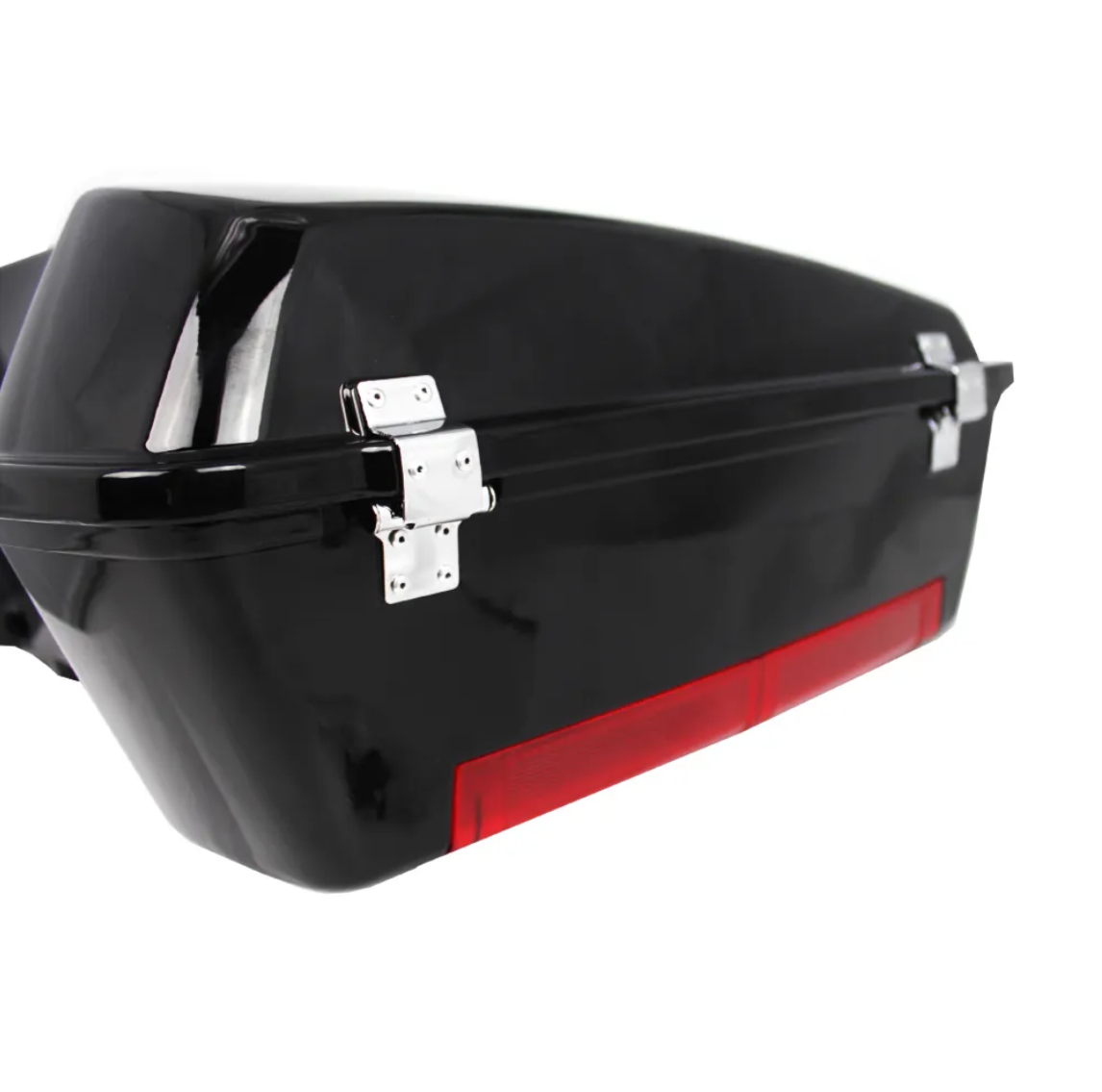 Plastic Top Case Motorcycles Tail Boxes Chopped Pack Trunk Rear Box for Harley Davidson Touring 1997-2013