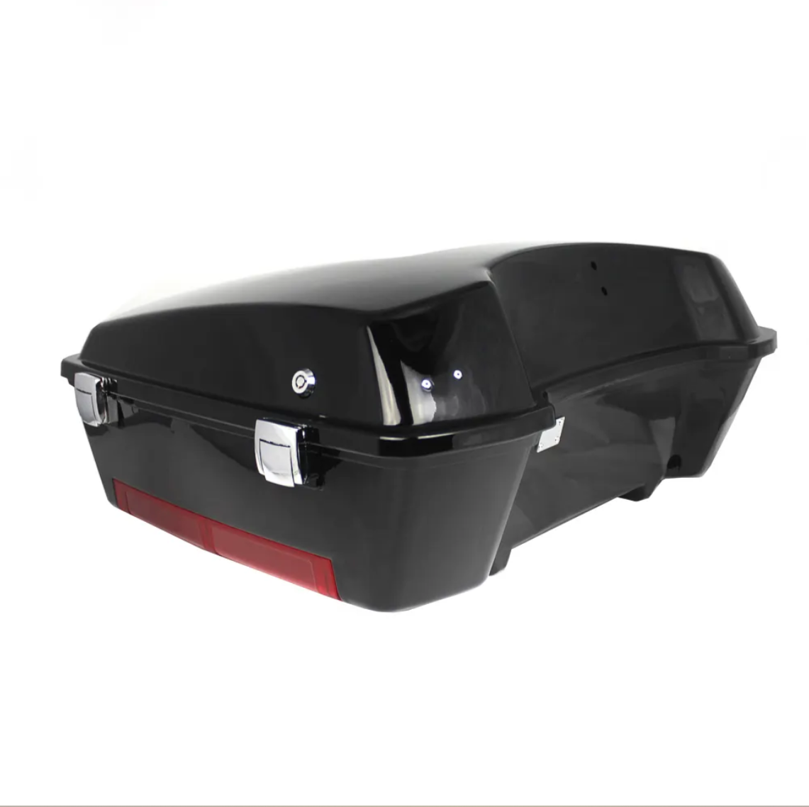 Plastic Top Case Motorcycles Tail Boxes Chopped Pack Trunk Rear Box for Harley Davidson Touring 1997-2013