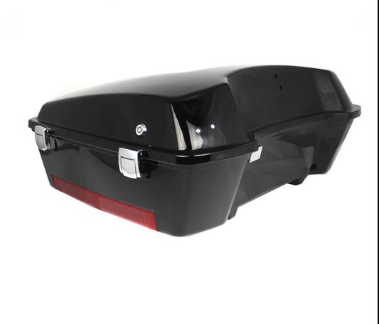 Plastic King Tour Pak Trunk Motorcycle Tail Boxes Top Box Case for Harley Davidson Touring 1997-2013