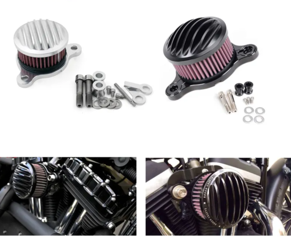 Intake Filter System Kit Air Filter Cleaner For Harley Sportster Iron Softail FXSTF Touring FLHRC FLHTC Dyna FXDC